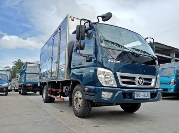 Xe tải 3,5 tấn - Ollin700 thùng dài 4,35m mới 100%, hỗ trợ trả góp 75%, trả trước 120 triệu, xem xe tại Bình Dương