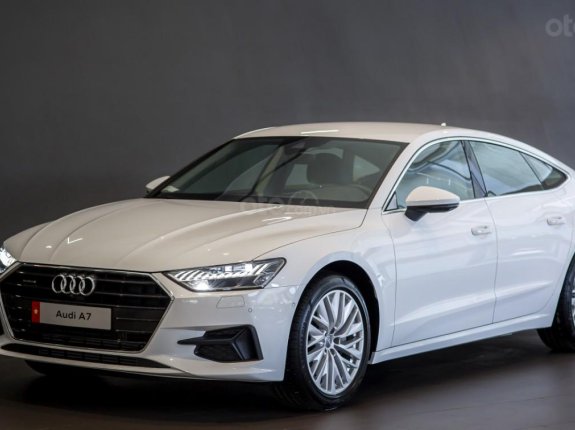 [Audi TP. HCM] Audi A7 Sportback đời mới 2021 màu trắng, 4 cửa hạng sang cực đẹp, hỗ trợ vay ngân hàng lãi suất tốt