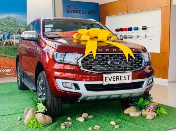 Ford Everest 2021 đủ màu - hỗ trợ thuế trước bạ, giảm giá trực tiếp bằng tiền mặt kèm gói phụ kiện chính hãng hấp dẫn