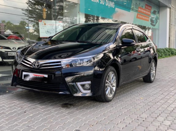 Bán Altis 1.8G 2017, màu đen, xe đã qua kiểm định, hỗ trợ vay ngân hàng