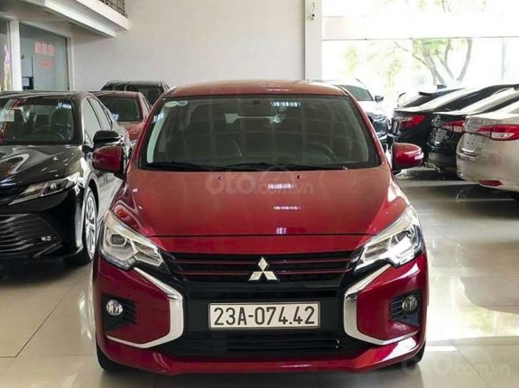 Cần bán xe Mitsubishi Attrage 1.2AT năm 2020, màu đỏ, nhập khẩu nguyên chiếc còn mới, giá chỉ 435 triệu