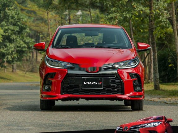 Bán xe Toyota Vios đời 2021, màu đỏ