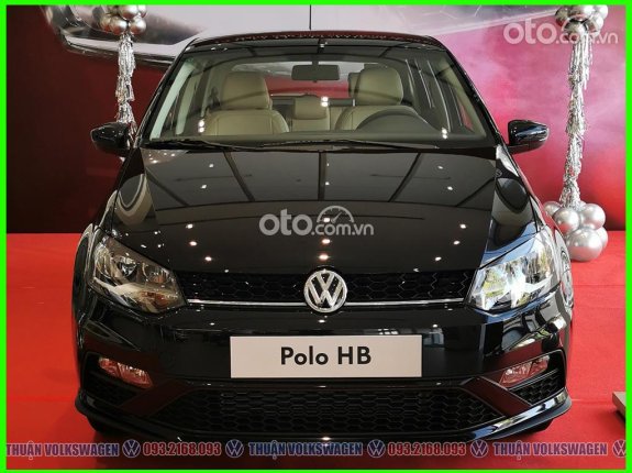 VW Trường Chinh xe nhập nguyên chiếc Polo Hatchback 2022 màu đen giao ngay, để có giá và KM tốt nhất - Liên hệ Mr Thuận