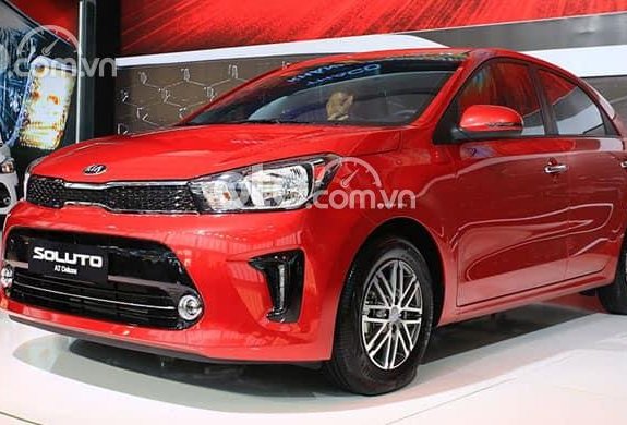 Bán ô tô Kia Soluto MT sản xuất 2021, màu đỏ