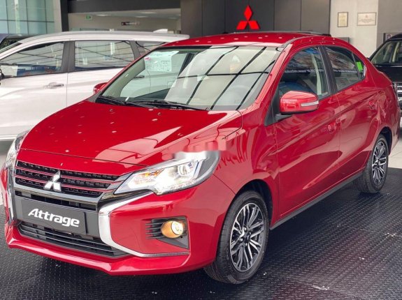 Bán xe Mitsubishi Attrage năm sản xuất 2021, màu đỏ, nhập khẩu, 460tr