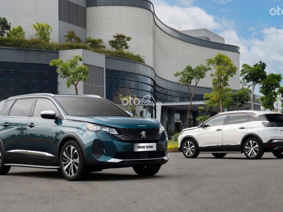 Bán New Peugeot 5008 sản xuất 2021 giá 1 tỷ 219tr ưa đãi 20tr+ 50% thuế trước bạ