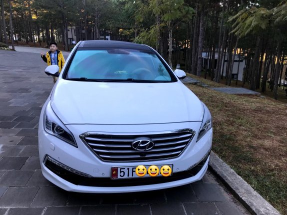 Cần bán Hyundai Sonata 2.0L sản xuất năm 2015, màu trắng, xe nhập như mới