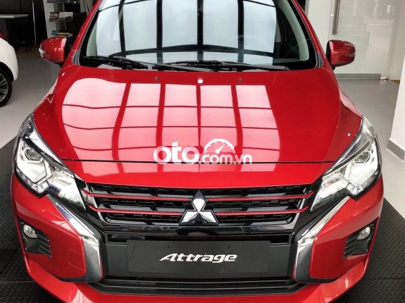 Bán Mitsubishi Attrage sản xuất năm 2021, màu đỏ, nhập khẩu nguyên chiếc