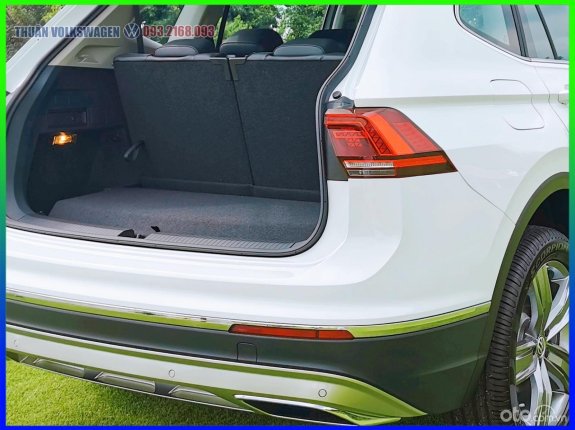 Volkswagen Tiguan Elegance 2021 - Màu trắng Châu Âu tuyệt đẹp, sẵn giao ngay 2.0 Turbo SUV 7 chỗ gầm cao cho gia đình, dẫn động 2 cầu