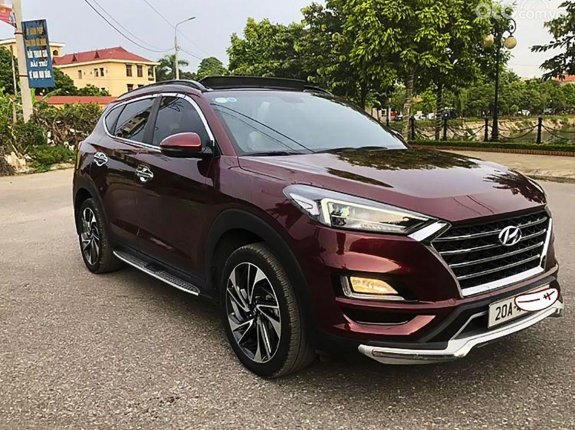 Xe Hyundai Tucson 1.6 AT Turbo sản xuất 2019, màu đỏ còn mới, giá chỉ 845 triệu