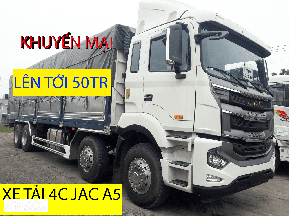 Xe tải JAC 4 chân 17.9 tấn, thùng dài 9.7 mét, nhập khẩu 2021