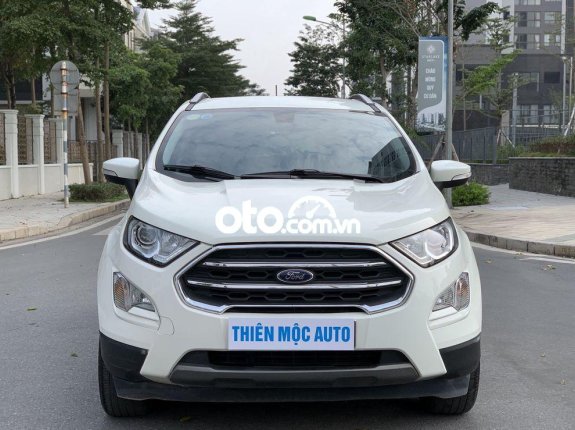 Bán Ford EcoSport 1.0 Tubor Titanium đời 2018, màu trắng  