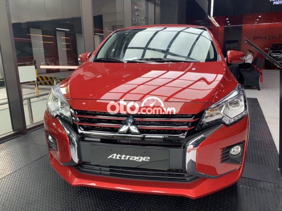 Bán ô tô Mitsubishi Attrage đời 2021, màu đỏ, nhập khẩu nguyên chiếc, 465tr