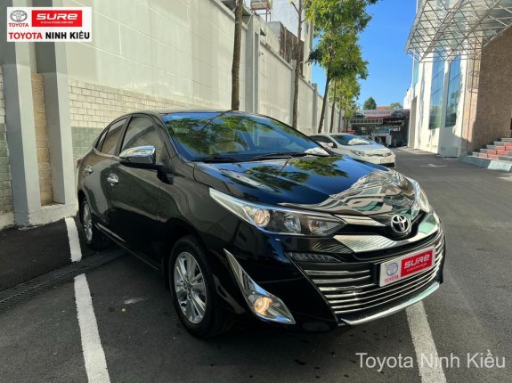 Cần bán gấp Toyota Vios AT sản xuất 2019, màu đen, 495tr