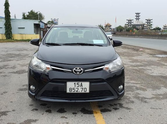 Bán Toyota Vios 1.5E MT sản xuất 2015, màu đen, 310 triệu