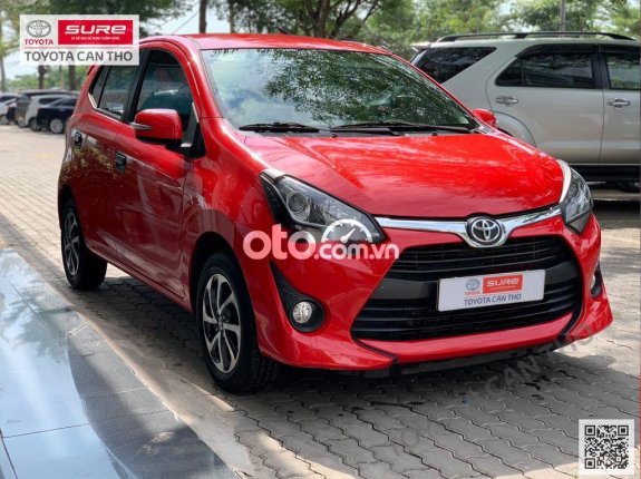 Bán Toyota Wigo 1.2G AT sản xuất 2019, màu đỏ, nhập khẩu số tự động