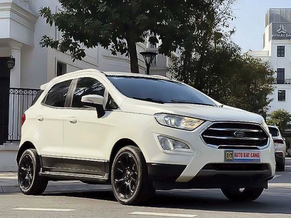 Bán xe Ford EcoSport Titanium 1.5L AT sản xuất năm 2018, màu trắng chính chủ, giá chỉ 525 triệu