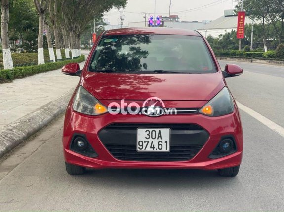 Bán Hyundai Grand i10 1.2AT sản xuất 2015, màu đỏ, xe nhập 