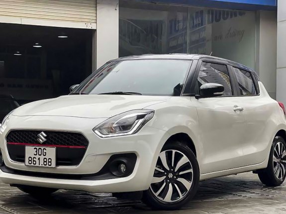 Bán ô tô Suzuki Swift GLX  năm sản xuất 2021, màu trắng, nhập khẩu nguyên chiếc như mới