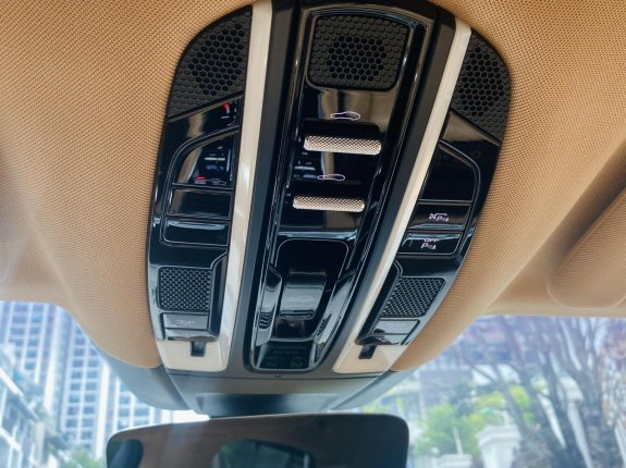 Porsche Panamera 4S Executive 2017 - Màu xanh Night Blue (Wrap màu xám xi măng), nội thất kem, tên cá nhân, một chủ từ mới