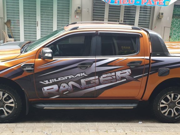 Ford Ranger 2017 - Máy dầu, màu cam, 1 chủ mới 80%