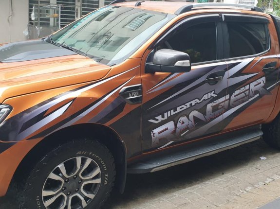 Ford Ranger 2017 - Máy dầu, màu cam, 1 chủ mới 80%
