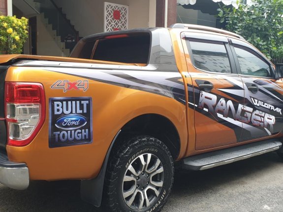 Ford Ranger 2017 - Máy dầu, màu cam, 1 chủ mới 80%