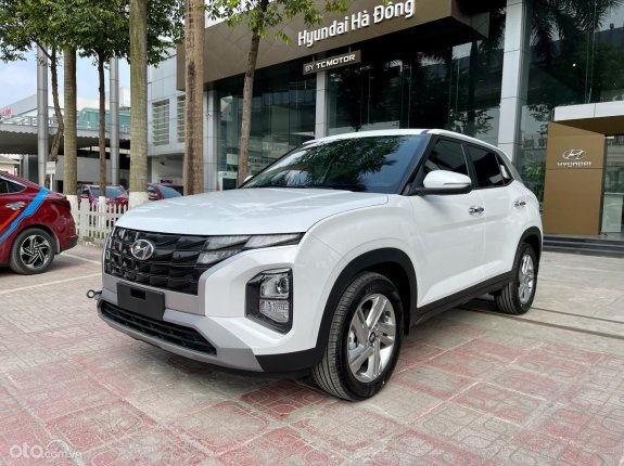 Hyundai Creta 1.5L Tiêu chuẩn 2022 - Hỗ trợ mua trả góp tới 85% giá trị xe, màu trắng, xe giao ngay, ưu đãi cực khủng