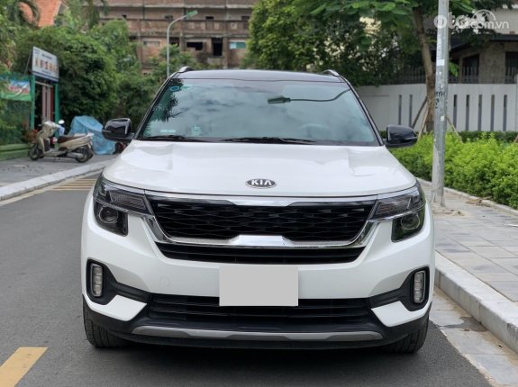 Kia Seltos 1.4 Luxury 2021 - Màu trắng biển Hà Nội - Xe đã qua kiểm định tại showroom 