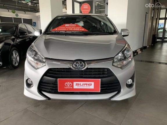Toyota Wigo 1.2E MT 2019 - Xe màu bạc, biển tỉnh