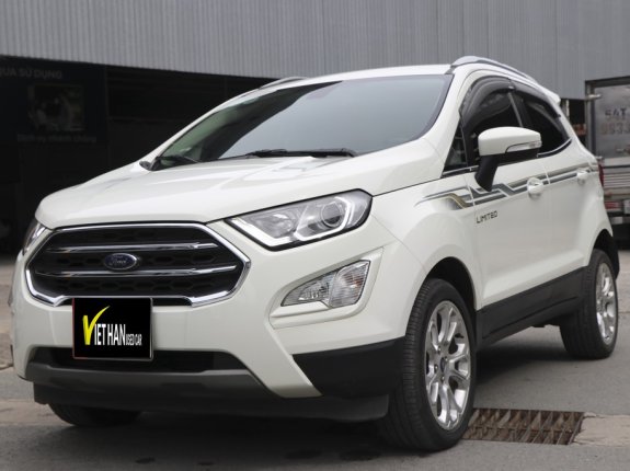 Ford EcoSport Titanium 1.0L AT 2020 - Xe màu trắng, giá chỉ 598 triệu