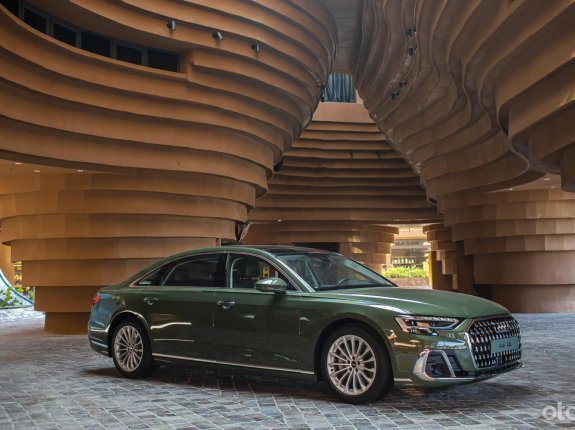 Audi A8 L 55 TFSI Quattro 2022 - Siêu phẩm của năm, sang trọng với phối màu xanh rêu cực đẹp - Ưu đãi hấp dẫn