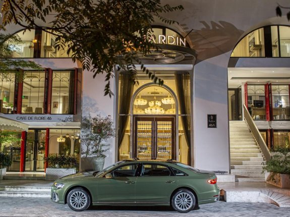 Audi A8 L 55 TFSI Quattro 2022 - Siêu phẩm của năm, sang trọng với phối màu xanh rêu cực đẹp - Ưu đãi hấp dẫn