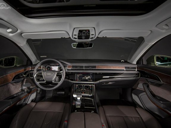 Audi A8 L 55 TFSI Quattro 2022 - Siêu phẩm của năm, sang trọng với phối màu xanh rêu cực đẹp - Ưu đãi hấp dẫn