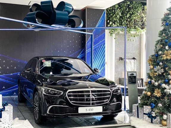 Mercedes-Benz S450 Luxury 2022 - Sẵn xe giao tại showroom, màu đen, nội thất kem cực sang trọng