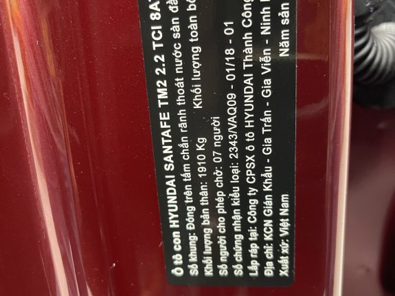 Hyundai Santa Fe 2.2L Dầu Cao cấp 2020 - Xe đi 3v xịn - Xe gốc thành phố - Hỗ trợ mọi thủ tục nhanh chóng