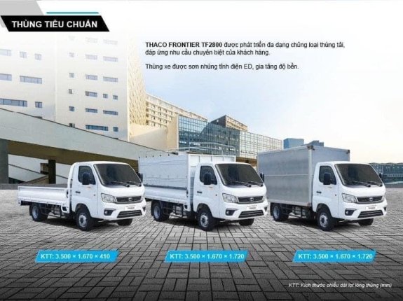 Thaco FRONTIER TF2800 2024 - Xe màu trắng