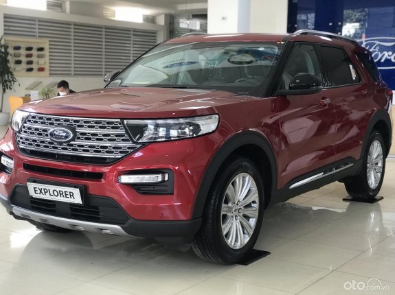 Ford Explorer Phiên bản khác 2022 - Màu đỏ, giao tháng 8, giá tốt, full gói PK và bảo hiểm. Đặt sớm để đảm bảo kế hoạch giao xe