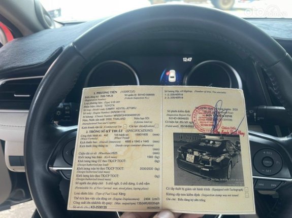 Toyota Camry 2.5Q 2020 - Bản cao cấp nhất nhập Thái Lan, đi chuẩn 2 vạn km xịn