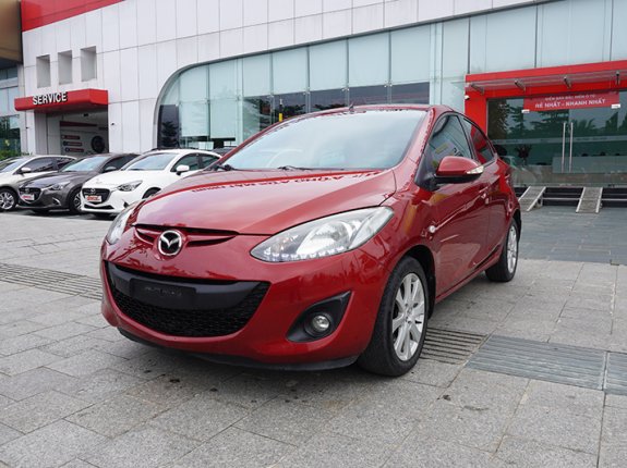 Mazda 2 2015 - Màu đỏ, giá 358tr