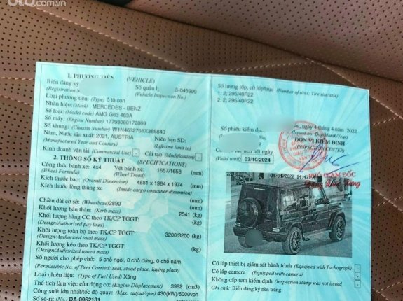 Mercedes-Benz G63 4.0 V8 2021 - Nhập khẩu Australia, đi 12 ngàn kilomet