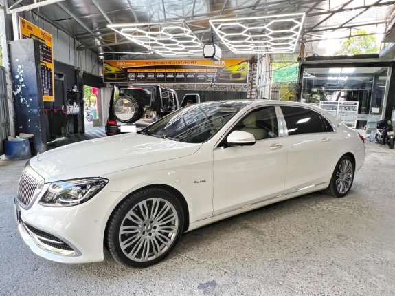 Mercedes-Benz Maybach S450 2020 - Hàng hiếm trên thị trường, màu trắng nội thất kem, liên hệ có giá tốt