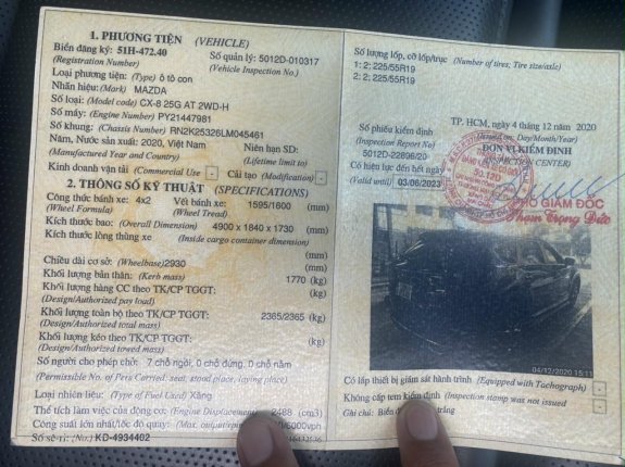 Mazda CX-8 Premium AWD 2020 - Đi lướt 4 vạn km xịn