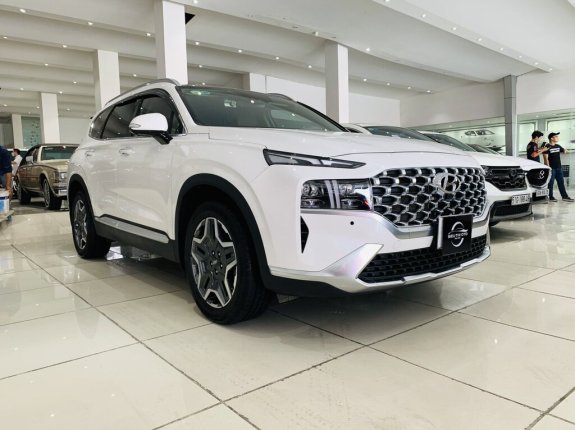 Hyundai Santa Fe 2.2 Dầu Cao cấp 2021 - Máy dầu, odo 9.000km, chất xe mới đẹp