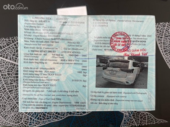 Mitsubishi Outlander 2.0 CVT Premium 2022 - Đi chuẩn 10 ngàn kilomet