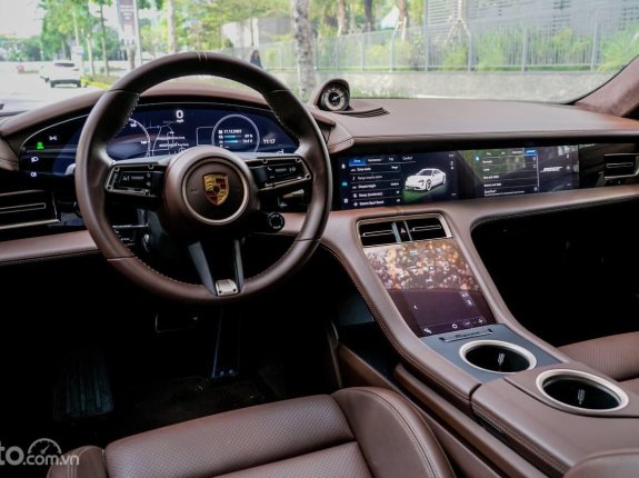 Porsche Taycan Turbo 2021 - Màu đỏ Carmine Red