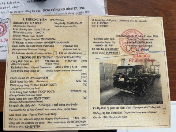 Toyota Rush S 1.5 AT 2020 - Nhập Indonesia, đi chuẩn 26 ngàn kilomet