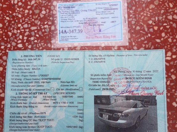 Mazda 6 2003 - Xe chạy 19 vạn km