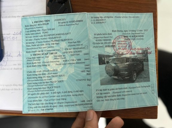 Ford EcoSport Titanium 1.5L AT 2018 - Số tự động, một chủ từ mới đi chuẩn 6 vạn kilomet