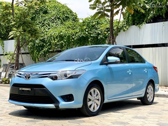 Toyota Vios 1.5G AT 2014 - Hàng siêu cọp, lăn bánh chỉ 4 vạn km zin, full lịch sử hãng, màu xanh kịch độc